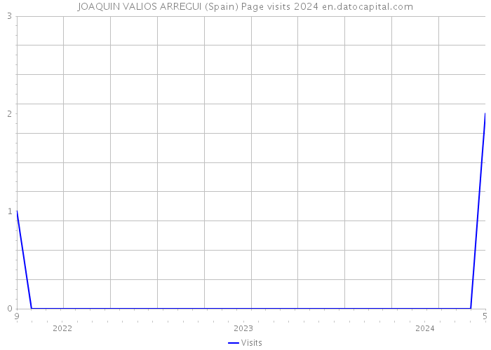 JOAQUIN VALIOS ARREGUI (Spain) Page visits 2024 