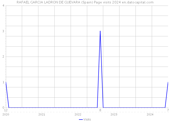 RAFAEL GARCIA LADRON DE GUEVARA (Spain) Page visits 2024 