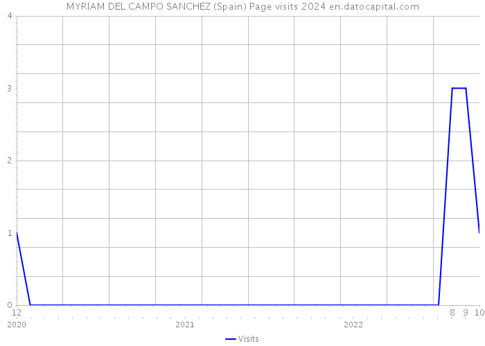 MYRIAM DEL CAMPO SANCHEZ (Spain) Page visits 2024 