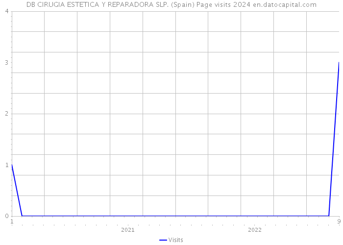 DB CIRUGIA ESTETICA Y REPARADORA SLP. (Spain) Page visits 2024 