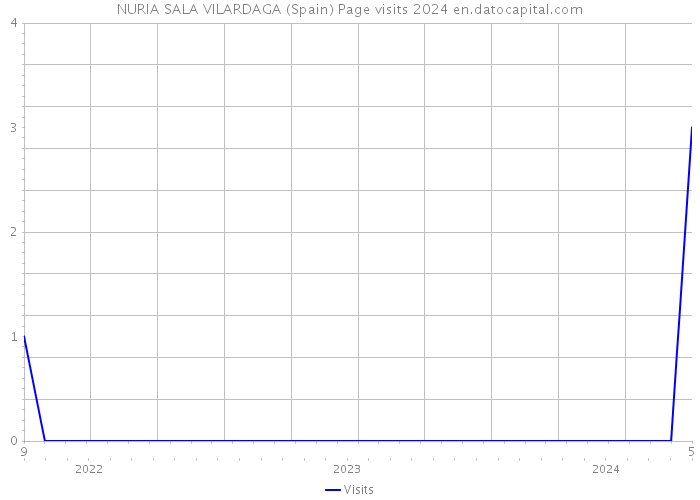 NURIA SALA VILARDAGA (Spain) Page visits 2024 