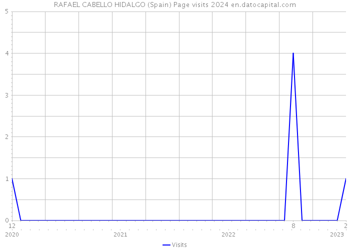 RAFAEL CABELLO HIDALGO (Spain) Page visits 2024 