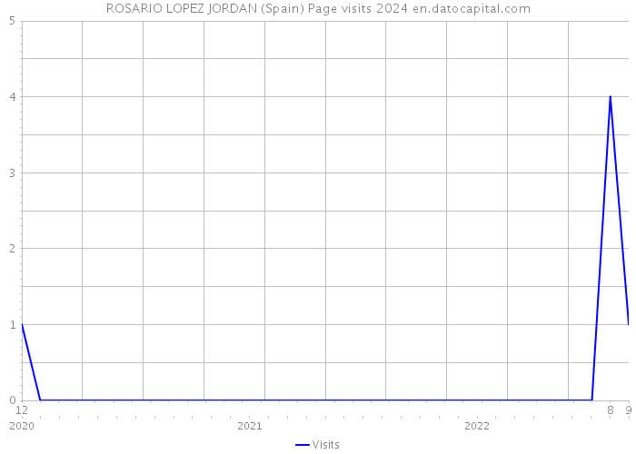 ROSARIO LOPEZ JORDAN (Spain) Page visits 2024 