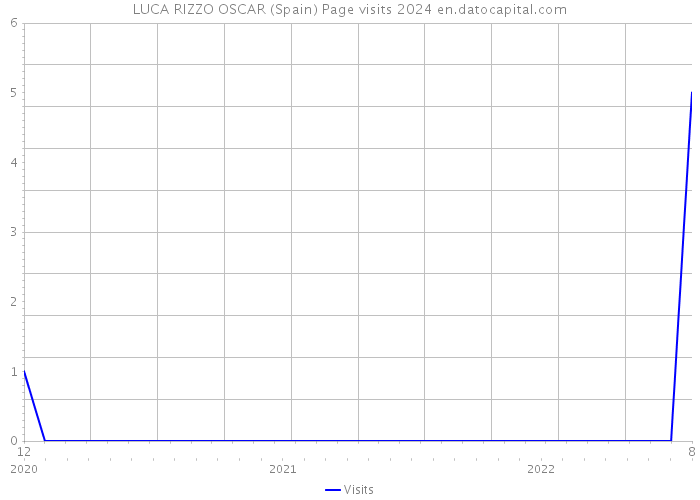 LUCA RIZZO OSCAR (Spain) Page visits 2024 