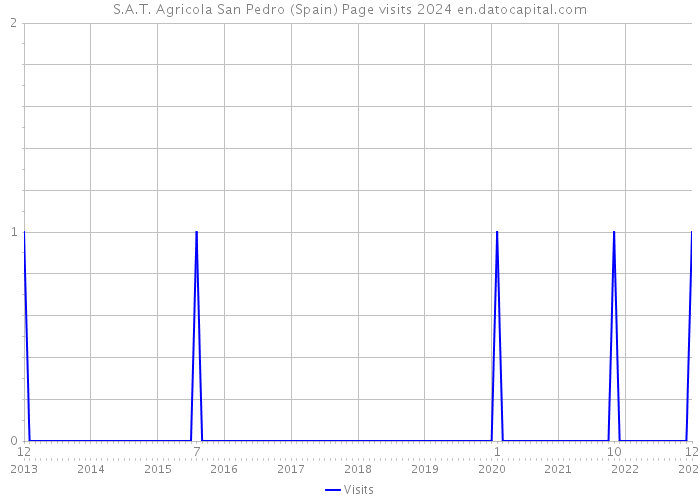 S.A.T. Agricola San Pedro (Spain) Page visits 2024 