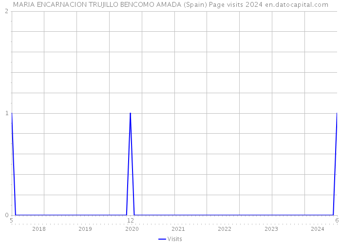 MARIA ENCARNACION TRUJILLO BENCOMO AMADA (Spain) Page visits 2024 