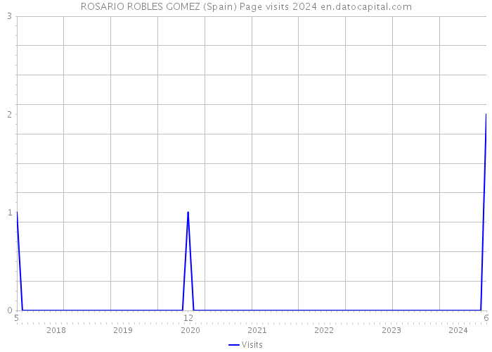 ROSARIO ROBLES GOMEZ (Spain) Page visits 2024 