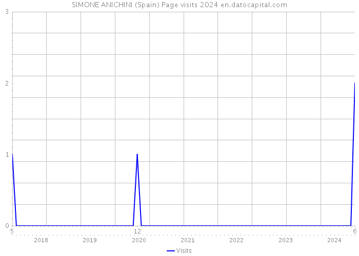 SIMONE ANICHINI (Spain) Page visits 2024 