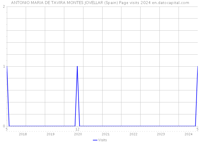 ANTONIO MARIA DE TAVIRA MONTES JOVELLAR (Spain) Page visits 2024 
