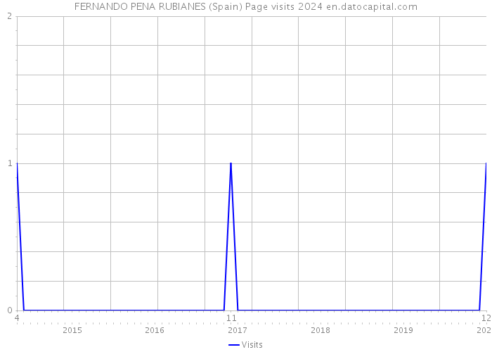 FERNANDO PENA RUBIANES (Spain) Page visits 2024 