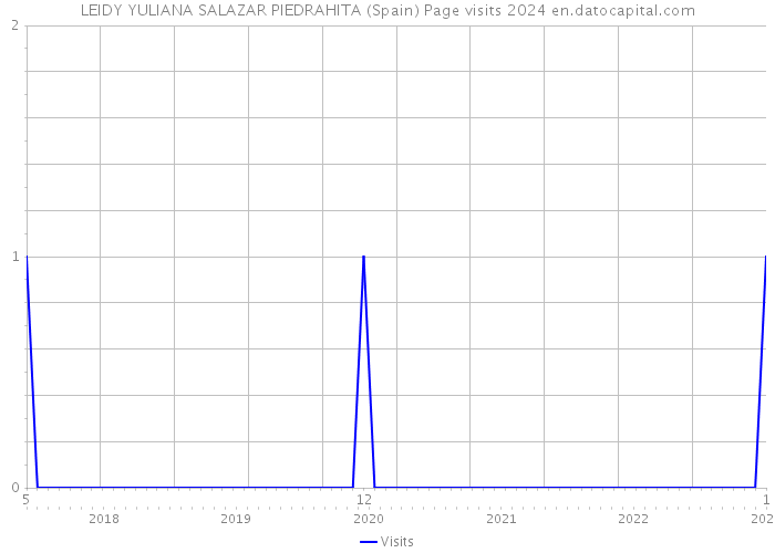 LEIDY YULIANA SALAZAR PIEDRAHITA (Spain) Page visits 2024 