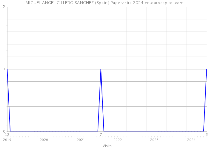 MIGUEL ANGEL CILLERO SANCHEZ (Spain) Page visits 2024 