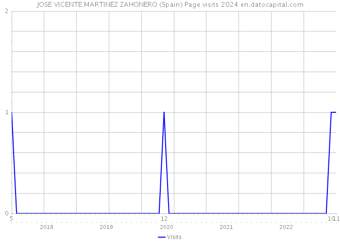 JOSE VICENTE MARTINEZ ZAHONERO (Spain) Page visits 2024 