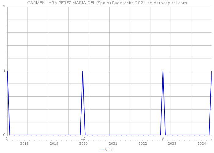 CARMEN LARA PEREZ MARIA DEL (Spain) Page visits 2024 