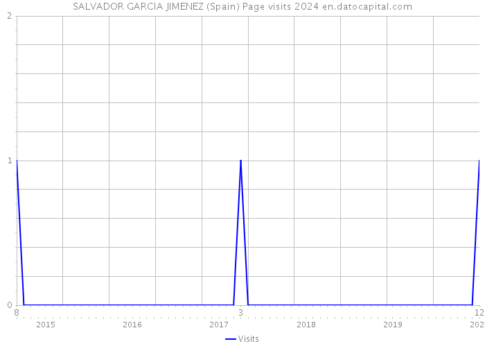 SALVADOR GARCIA JIMENEZ (Spain) Page visits 2024 