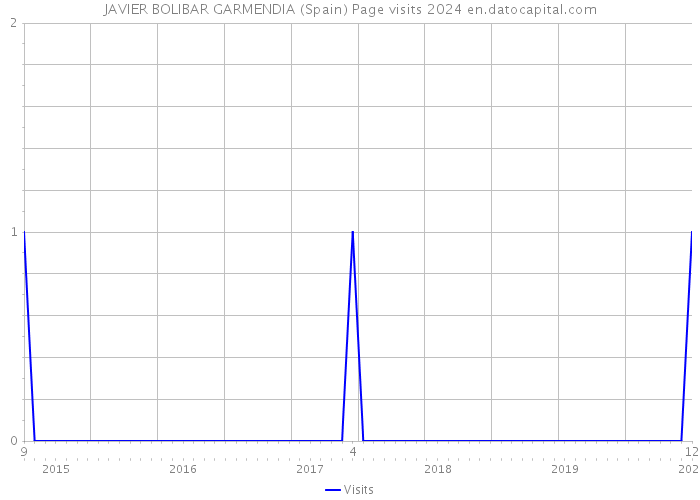 JAVIER BOLIBAR GARMENDIA (Spain) Page visits 2024 
