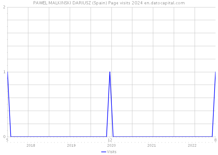 PAWEL MALKINSKI DARIUSZ (Spain) Page visits 2024 