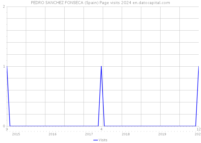 PEDRO SANCHEZ FONSECA (Spain) Page visits 2024 