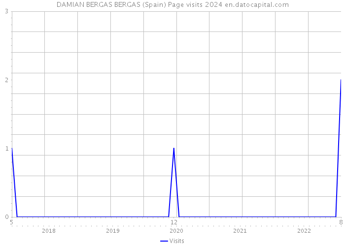 DAMIAN BERGAS BERGAS (Spain) Page visits 2024 