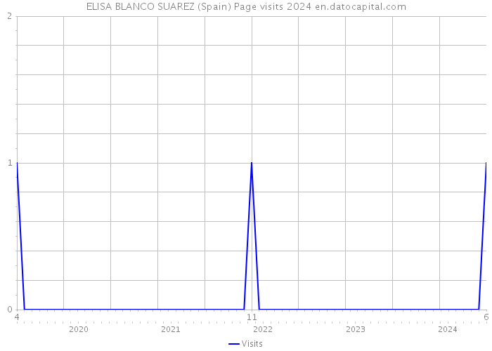 ELISA BLANCO SUAREZ (Spain) Page visits 2024 