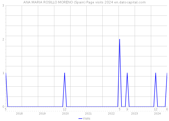 ANA MARIA ROSILLO MORENO (Spain) Page visits 2024 
