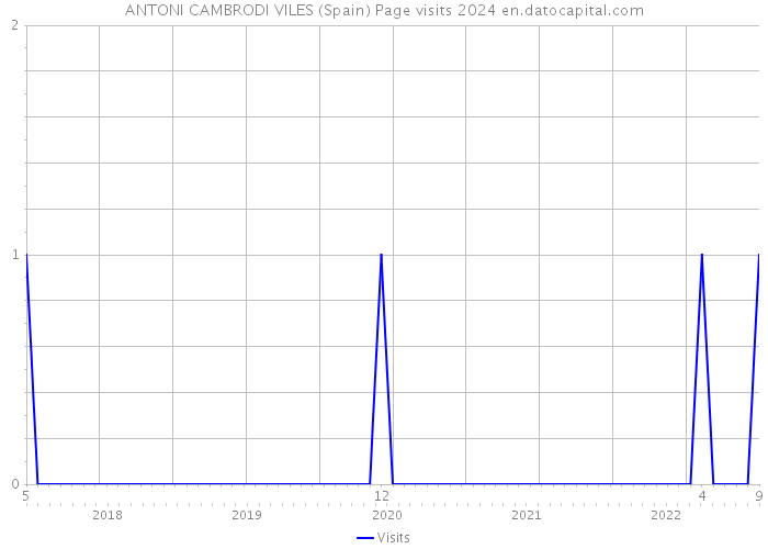 ANTONI CAMBRODI VILES (Spain) Page visits 2024 