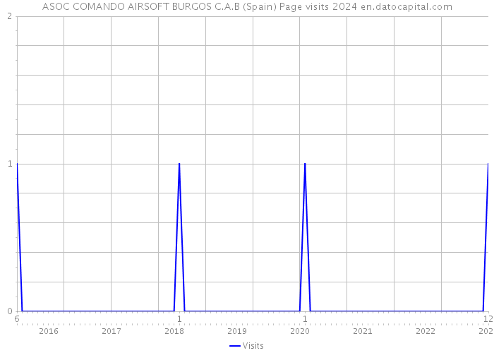 ASOC COMANDO AIRSOFT BURGOS C.A.B (Spain) Page visits 2024 