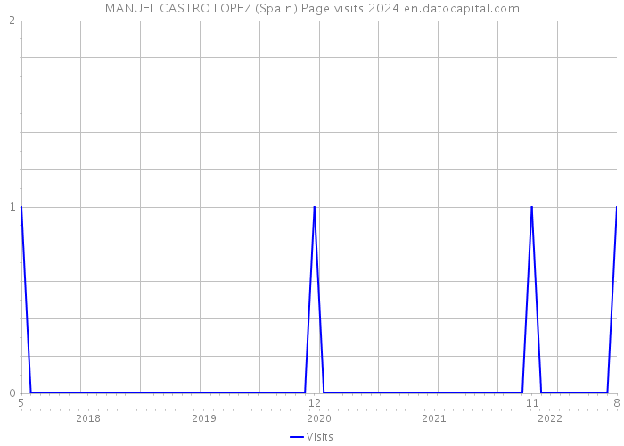 MANUEL CASTRO LOPEZ (Spain) Page visits 2024 