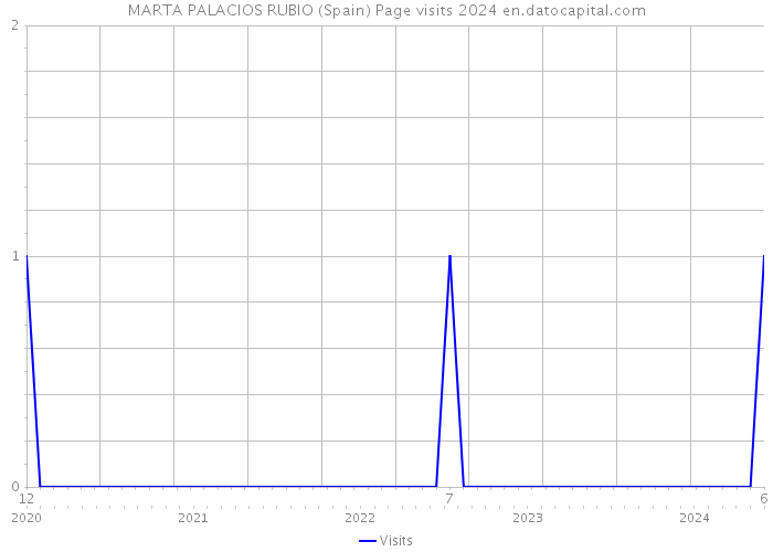 MARTA PALACIOS RUBIO (Spain) Page visits 2024 