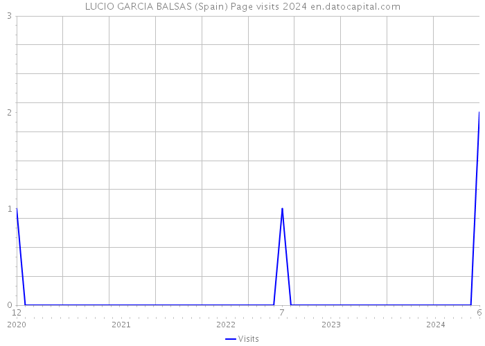 LUCIO GARCIA BALSAS (Spain) Page visits 2024 