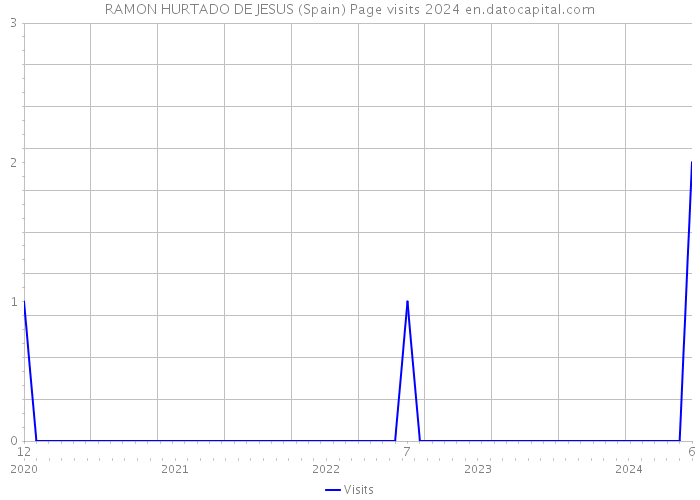 RAMON HURTADO DE JESUS (Spain) Page visits 2024 