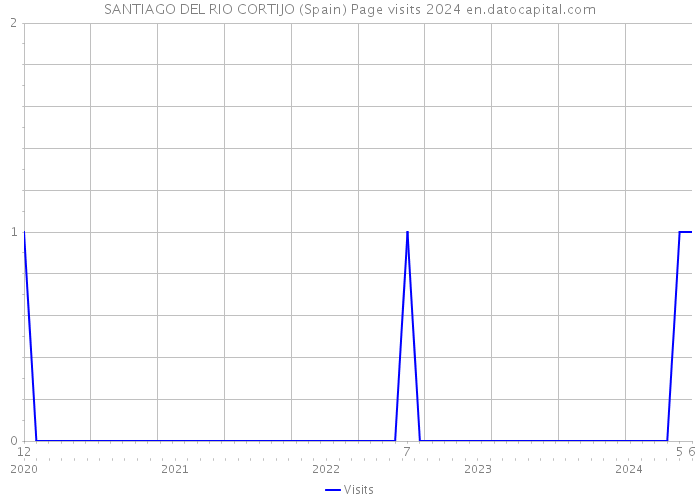 SANTIAGO DEL RIO CORTIJO (Spain) Page visits 2024 