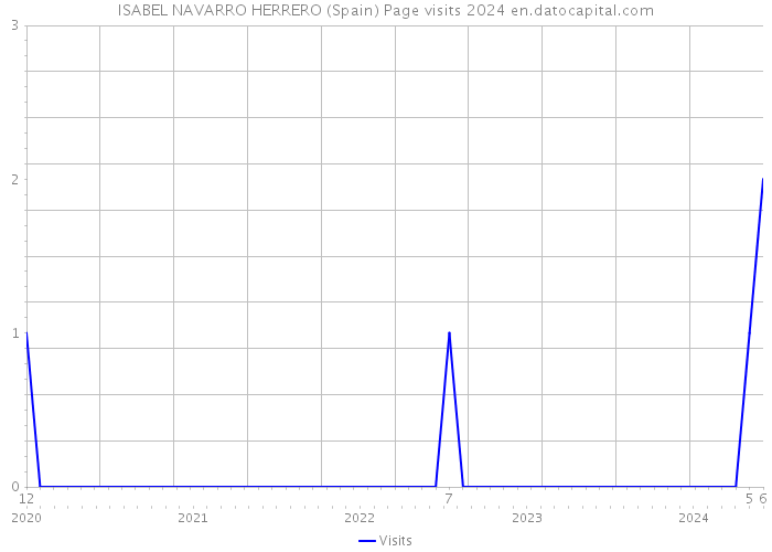 ISABEL NAVARRO HERRERO (Spain) Page visits 2024 