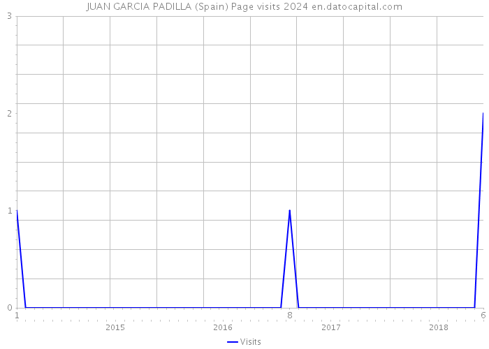 JUAN GARCIA PADILLA (Spain) Page visits 2024 