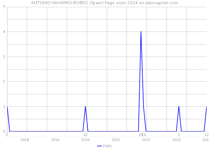 ANTONIO NAVARRO RIVERO (Spain) Page visits 2024 