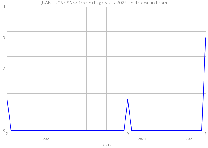 JUAN LUCAS SANZ (Spain) Page visits 2024 