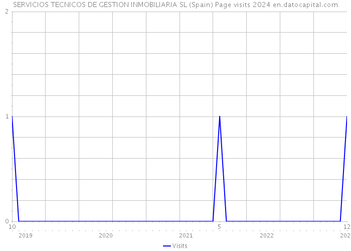 SERVICIOS TECNICOS DE GESTION INMOBILIARIA SL (Spain) Page visits 2024 