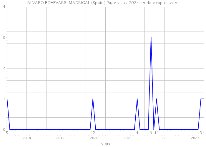 ALVARO ECHEVARRI MADRIGAL (Spain) Page visits 2024 