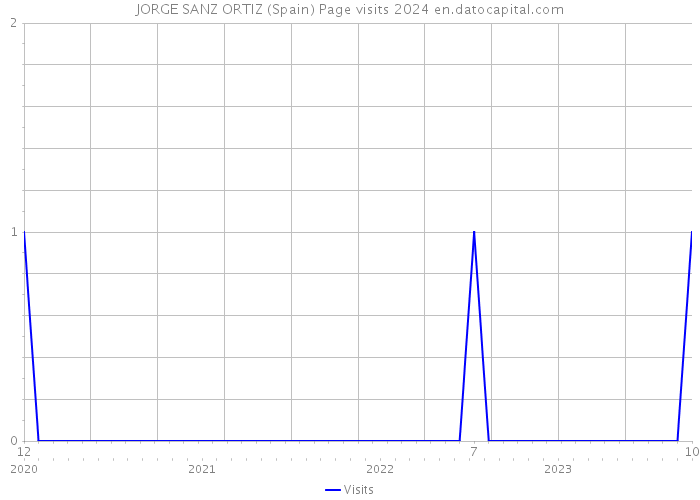 JORGE SANZ ORTIZ (Spain) Page visits 2024 