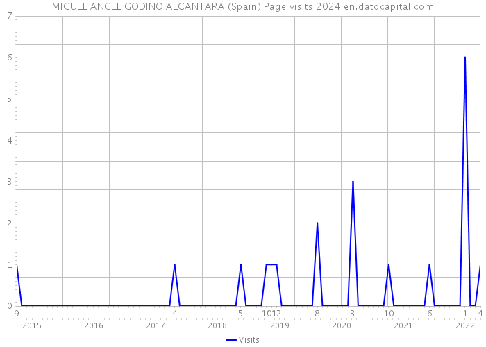 MIGUEL ANGEL GODINO ALCANTARA (Spain) Page visits 2024 