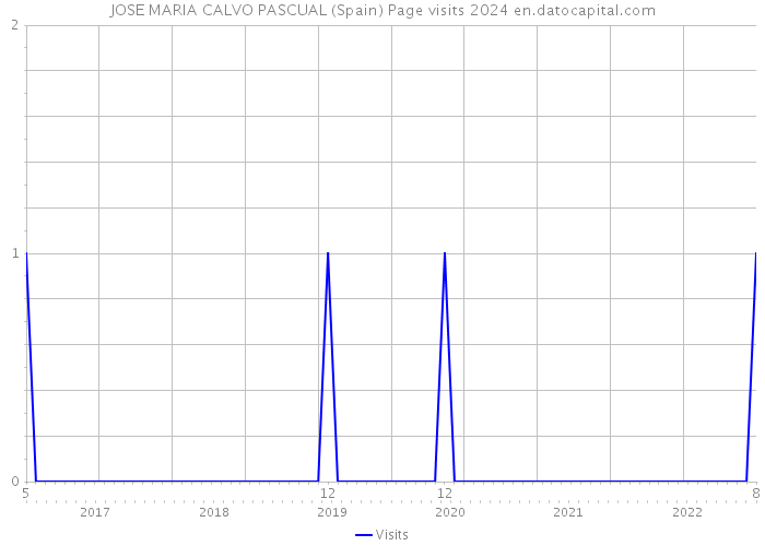 JOSE MARIA CALVO PASCUAL (Spain) Page visits 2024 