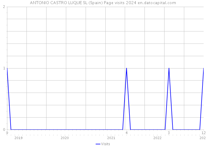 ANTONIO CASTRO LUQUE SL (Spain) Page visits 2024 