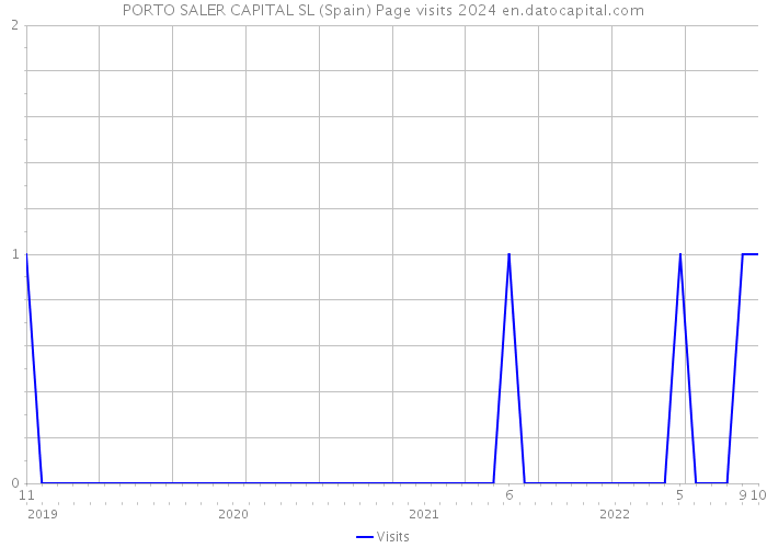 PORTO SALER CAPITAL SL (Spain) Page visits 2024 