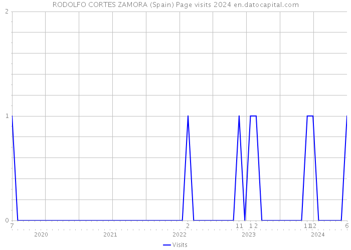 RODOLFO CORTES ZAMORA (Spain) Page visits 2024 