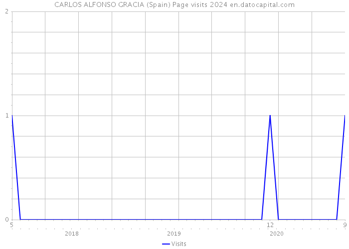 CARLOS ALFONSO GRACIA (Spain) Page visits 2024 