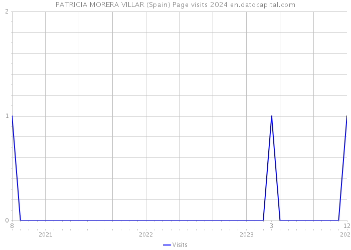 PATRICIA MORERA VILLAR (Spain) Page visits 2024 