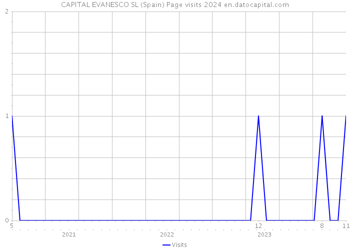 CAPITAL EVANESCO SL (Spain) Page visits 2024 