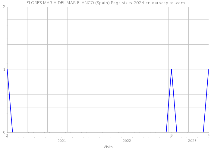 FLORES MARIA DEL MAR BLANCO (Spain) Page visits 2024 