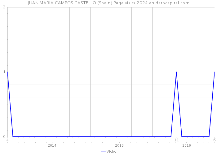 JUAN MARIA CAMPOS CASTELLO (Spain) Page visits 2024 