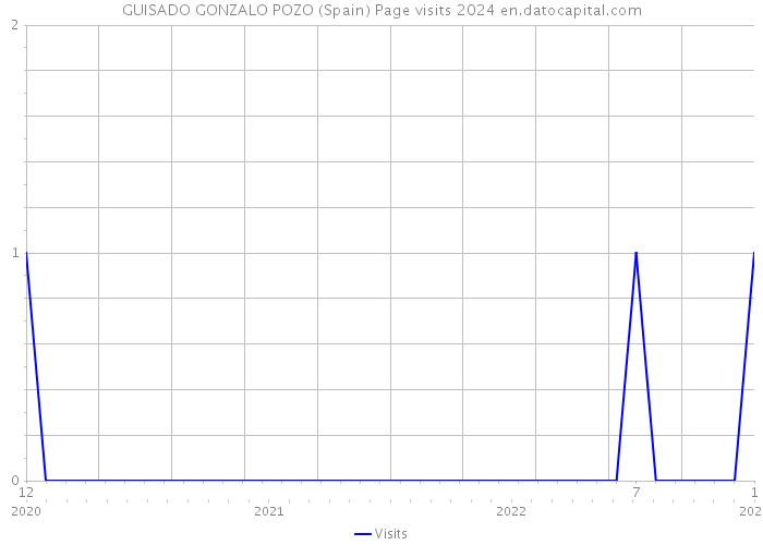 GUISADO GONZALO POZO (Spain) Page visits 2024 